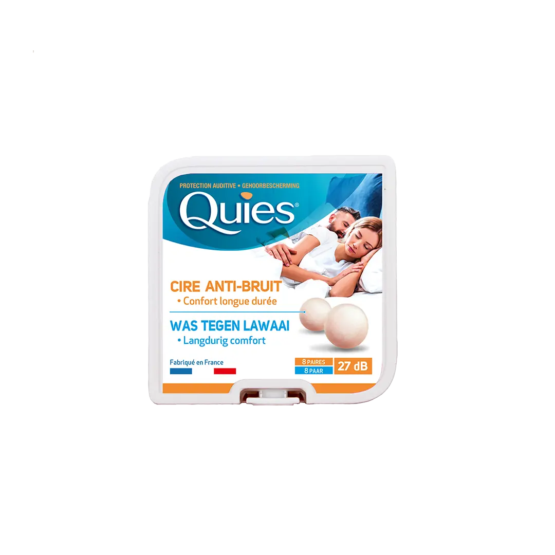 Quies - Protection auditive en cire - Boite de 24 Lariboisière Shop