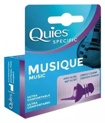 Quies - Specific Protection Auditive Musique - 1 Paire Lariboisière Shop