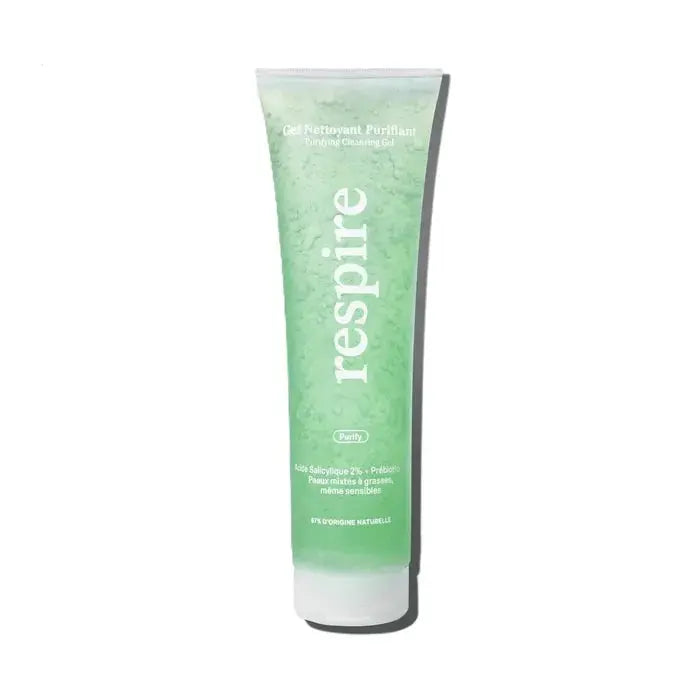 RESPIRE - PURIFY - Gel Nettoyant Purifiant - Peaux Mixtes à Grasses - 140ml Lariboisière Shop