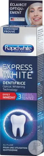 Rapid White - Express White Dentifrice Blanchissant Tube - 75ml Lariboisière Shop