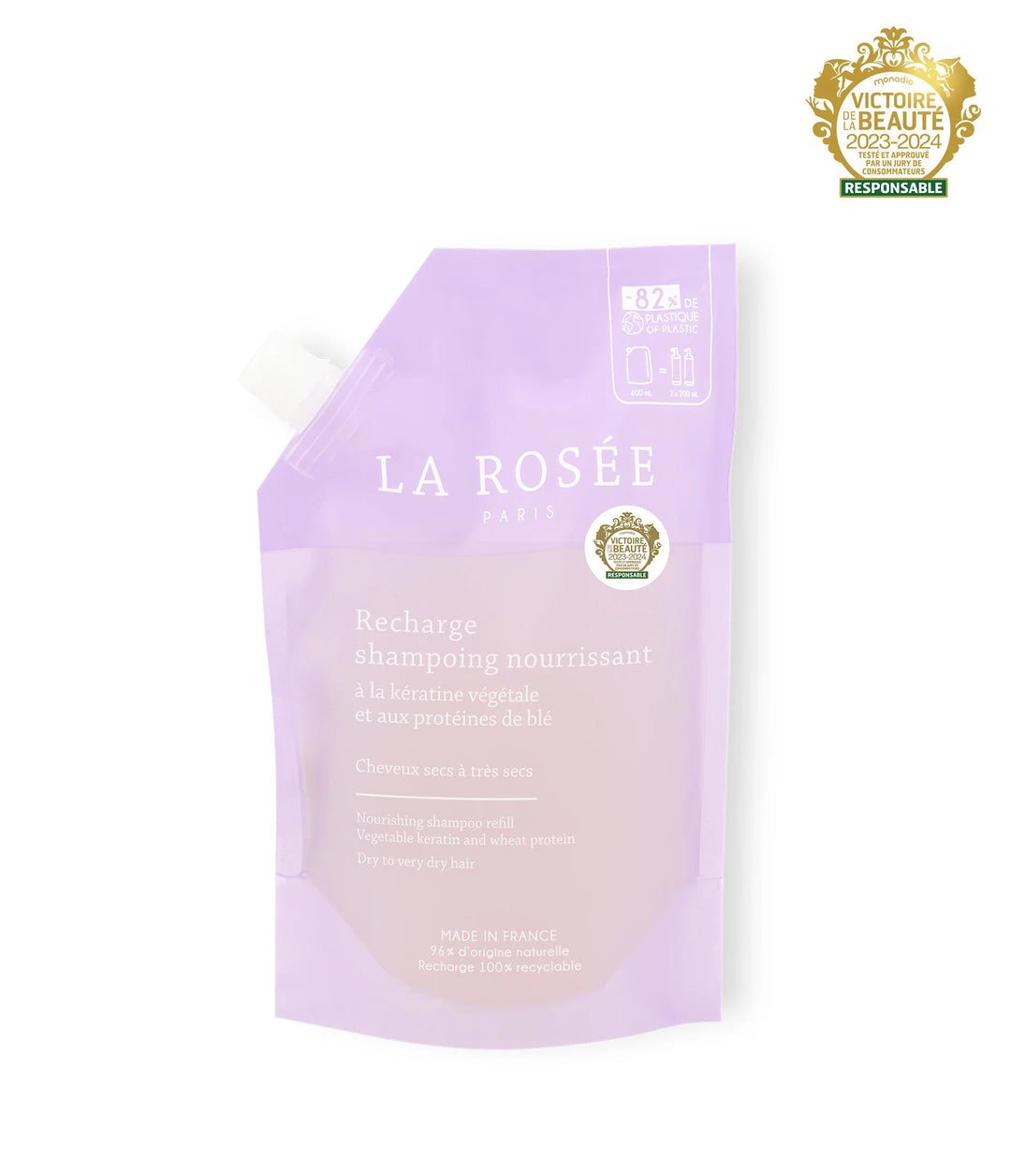 La Rosée Recharge Shampooing Nourrissant 400 ml