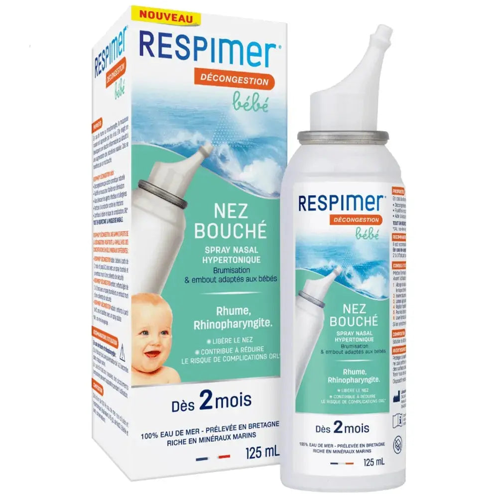 Respimer - Spray nasal hypertonique Bébé - 125ml Lariboisière Shop