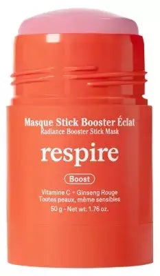 Respire Masque Stick Booster Éclat 50 g – Vitamine C, Ginseng Rouge & Argile Rose Lariboisière Shop