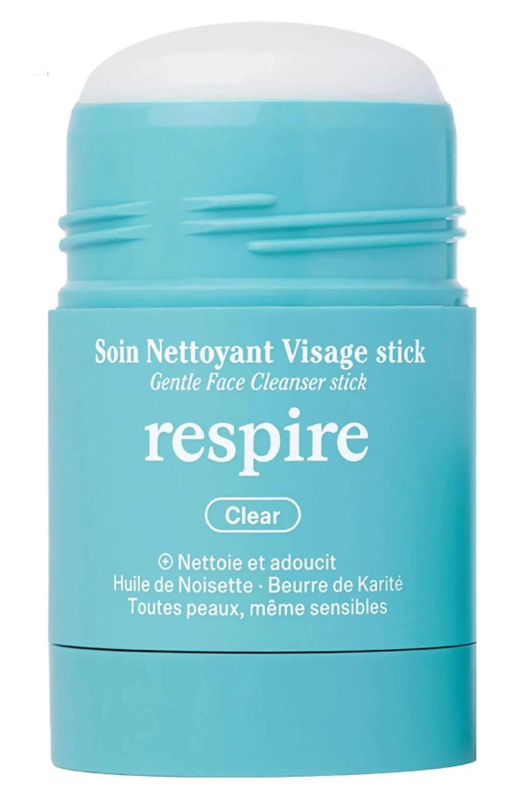 Respire Soin Nettoyant Visage Stick 50 g – Huile de Noisette & Beurre de Karité Lariboisière Shop