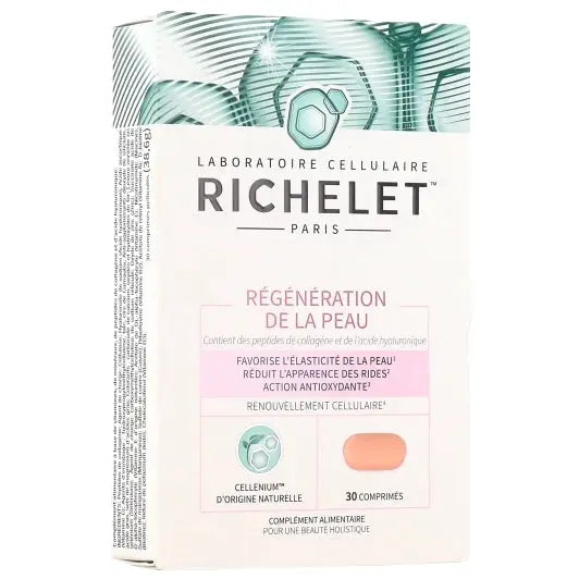 Richelet Régénération de la Peau – 30 comprimés Lariboisière Shop