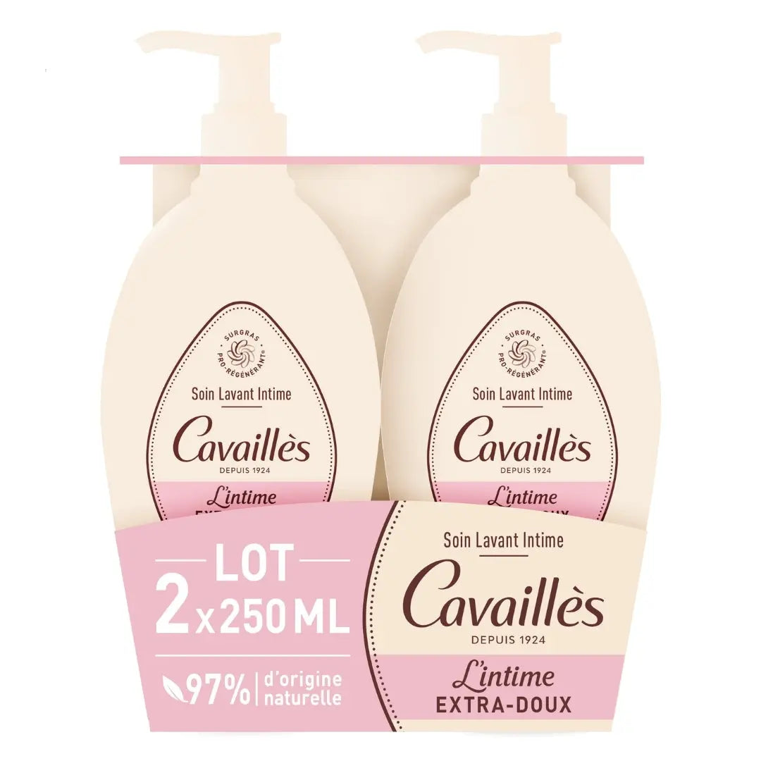 Rogé Cavaillès Soin Lavant Intime Extra Doux 2 x 250 ml Lariboisière Shop