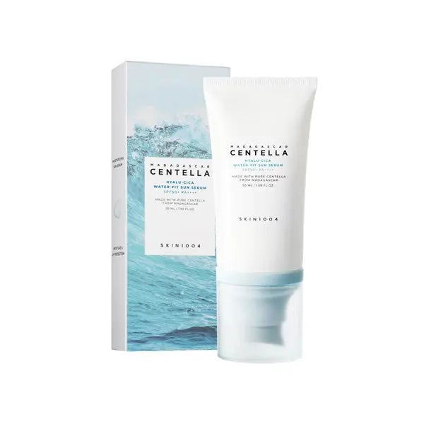SKIN1004 Madagascar Centella Hyalu-Cica Waterproof Sunscreen Serum SPF 50+ 50 ml - Lariboisière Shop