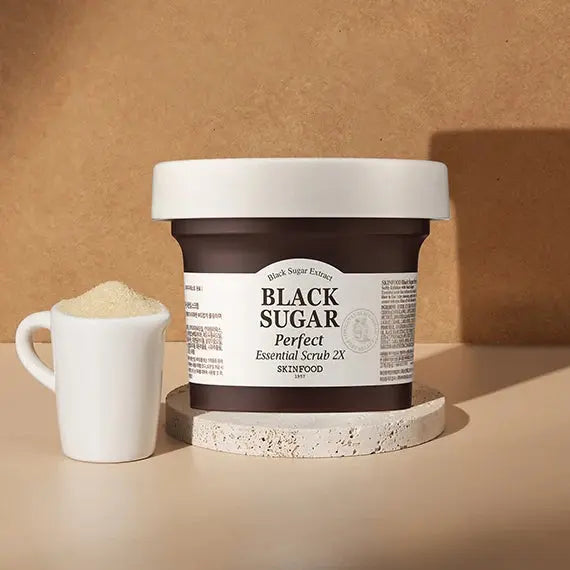 SKINFOOD - Black Sugar Perfect Essential Scrub 2X - 210g Lariboisière Shop