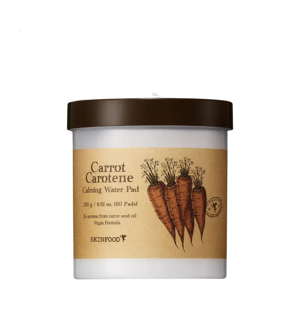 SKINFOOD - Compresses imbibées de tonique apaisantes 250g 60pads - Lariboisière Shop