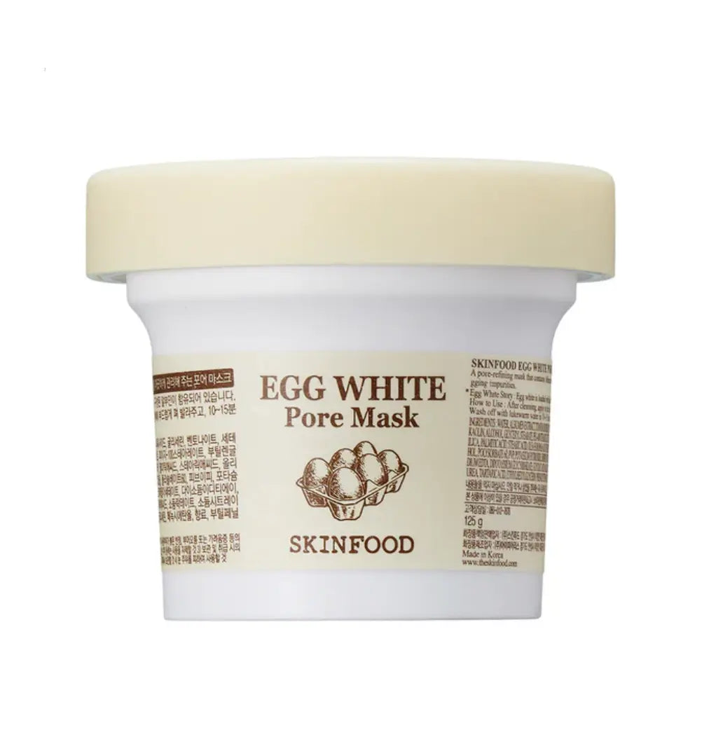 SKINFOOD- Masque Pore au Blanc d'Oeuf - Masque réducteur de pores 120g - Lariboisière Shop