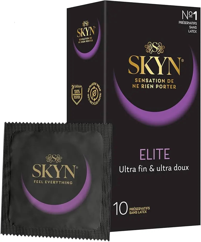 SKYN Elite Préservatifs Sans Latex Boîte 10 + 2 Offerts – Ultra-Fins pour des Sensations Naturelles Lariboisière Shop