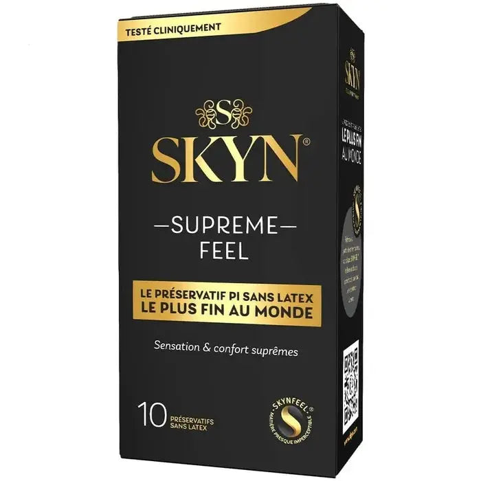 SKYN Supreme Feel Boîte de 10 – Le Préservatif Sans Latex le Plus Fin de la Gamme SKYN Lariboisière Shop
