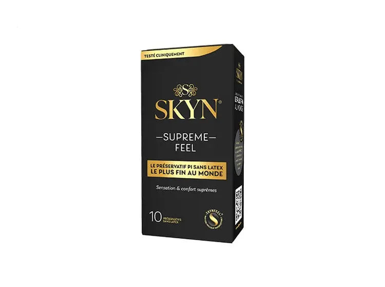 SKYN Supreme Feel Préservatifs Sans Latex Boîte 10 + 2 Offerts – Sensations Ultra-Naturelles Lariboisière Shop