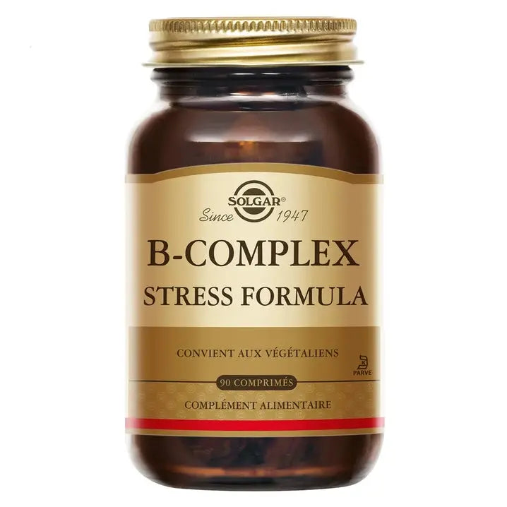SOLGAR B-COMPLEX STRESS FORMULA 90 comprimés Lariboisière Shop