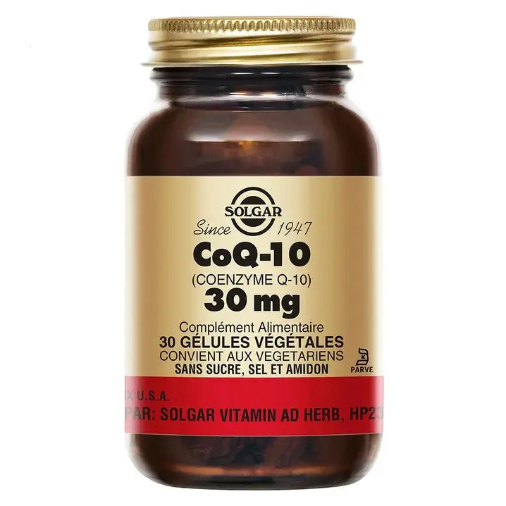 SOLGAR CoQ-10 30mg Lariboisière Shop