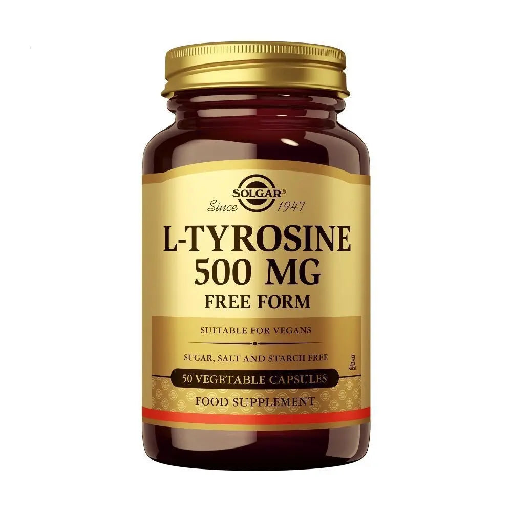 SOLGAR L-TYROSINE 500MG Lariboisière Shop