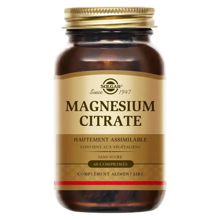 SOLGAR MAGNESIUM CITRATE 60COMP Lariboisière Shop