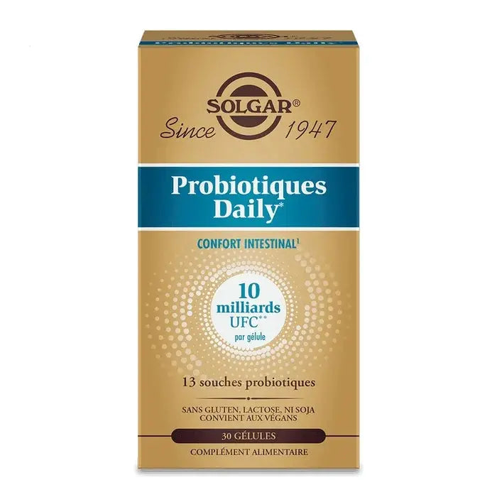 SOLGAR Probiotiques Daily – 30 Gélules Lariboisière Shop
