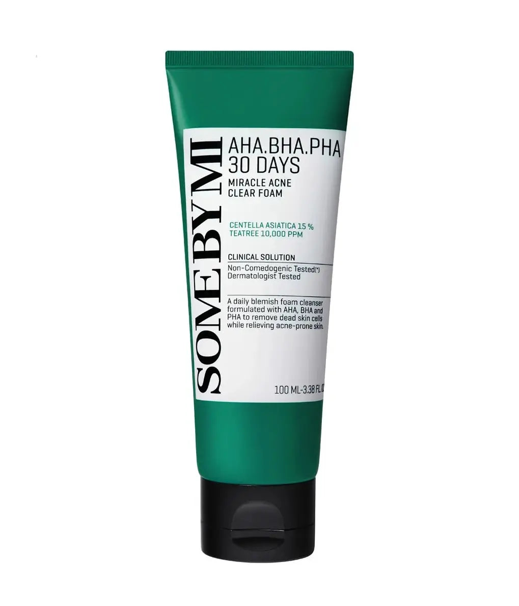 SOME BY MI - AHA,BHA,PHA 30 Days Miracle  - Mousse nettoyante anti-acné Pharmacie Lariboisière Shop