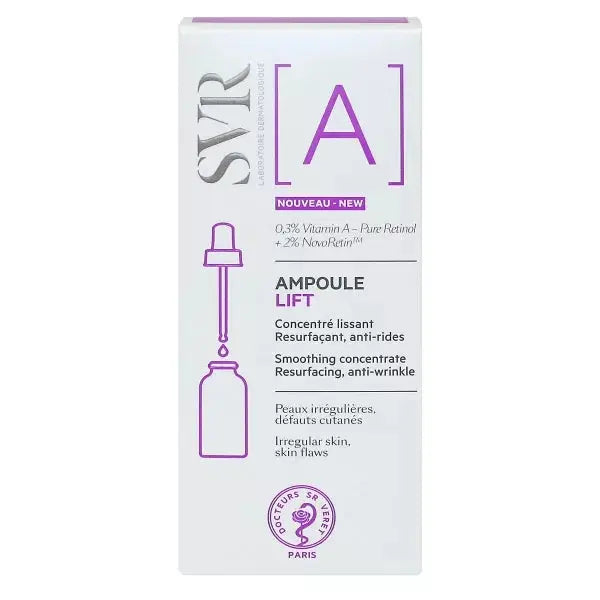 SVR Ampoule A Lift 30 ml – Sérum concentré au rétinol pur anti-âge Lariboisière Shop
