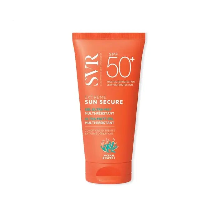 SVR - SUN SECURE EXTREME - Gel Solaire Ultra Mat Multirésistant SPF50+ - Visage et Corps - Peaux Sensibles - 50ml Lariboisière Shop