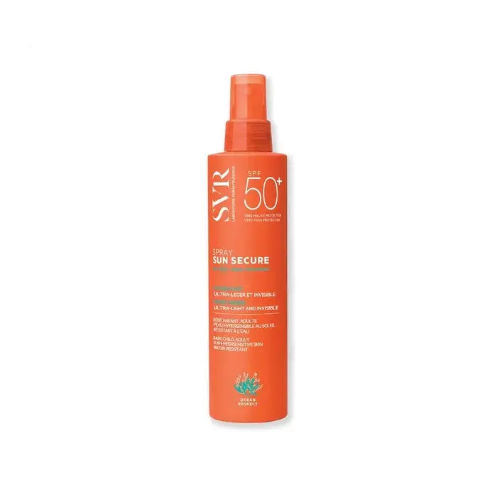 SVR - SUN SECURE - Spray Solaire Hydratant Invisible SPF50+ - Visage et Corps - Peaux Hypersensibles au Soleil - 200ml Lariboisière Shop