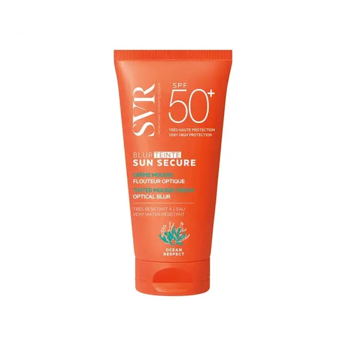 SVR Sun Secure Blur Teint Hâlé SPF50+ 50 ml – Crème solaire visage effet flouteur teint hâlé Lariboisière Shop