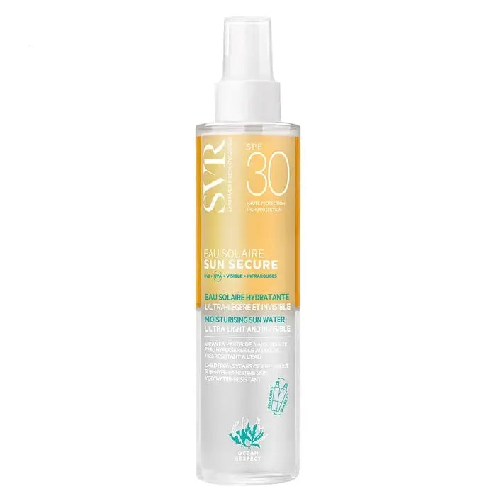 SVR Sun Secure Eau Solaire SPF30 200 ml – Eau solaire hydratante haute protection Lariboisière Shop