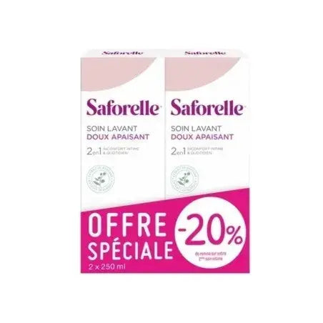 Saforelle - Soin Lavant Doux Apaisant - 2 x 250 ml Lariboisière Shop