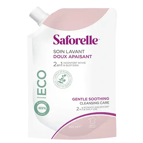 Saforelle - Soin Lavant Doux Irritations & Quotidien Ecorecharge - 400ml Lariboisière Shop