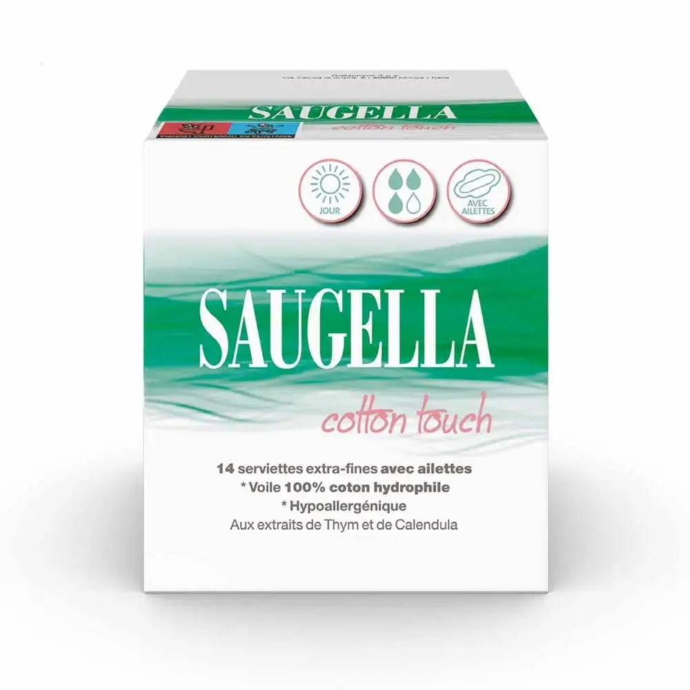 Saugella - CottonTouch Serviettes Hygiéniques Jour - x14 Lariboisière Shop
