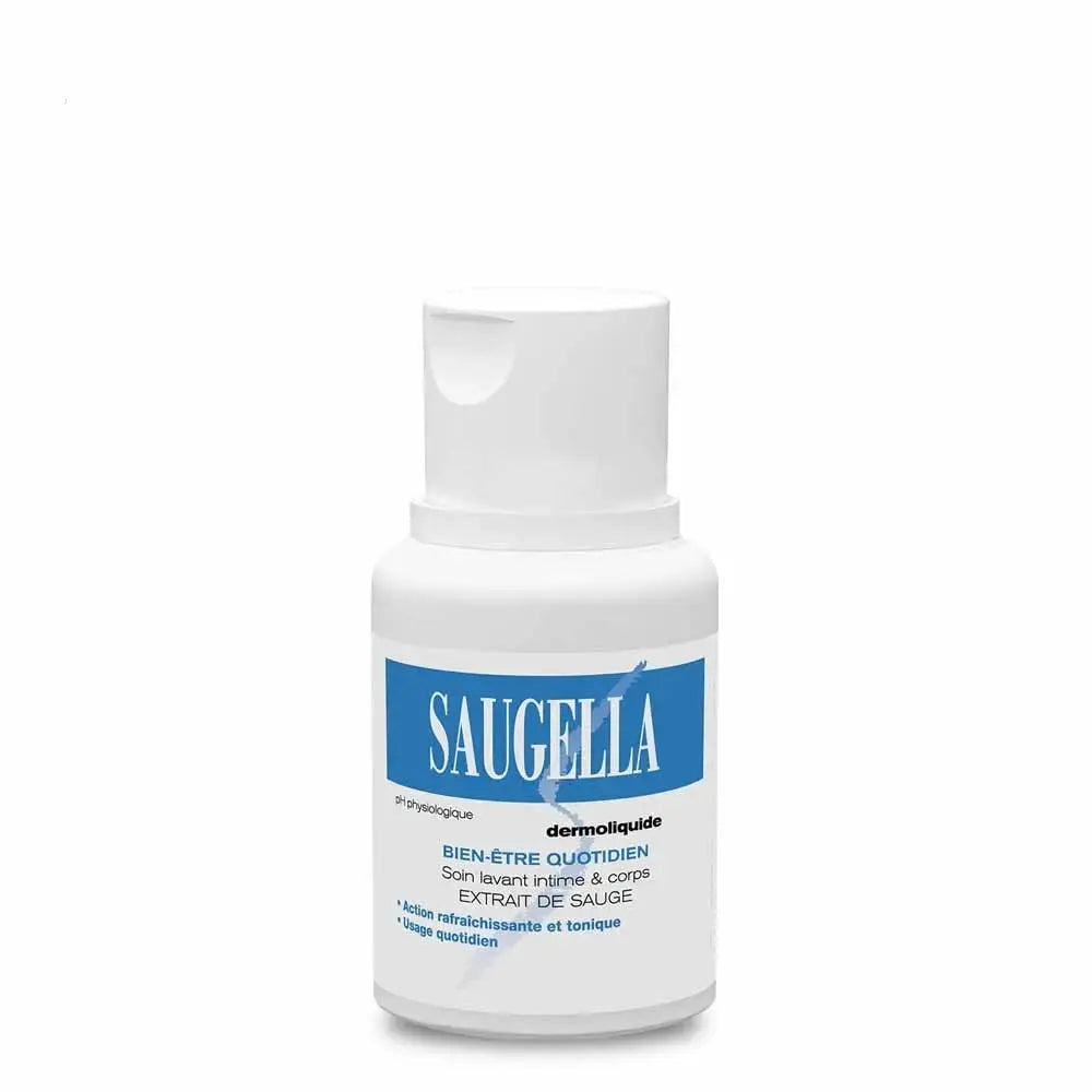 Saugella - Dermoliquide Soin Lavant Intime & Corps - 100ml Lariboisière Shop