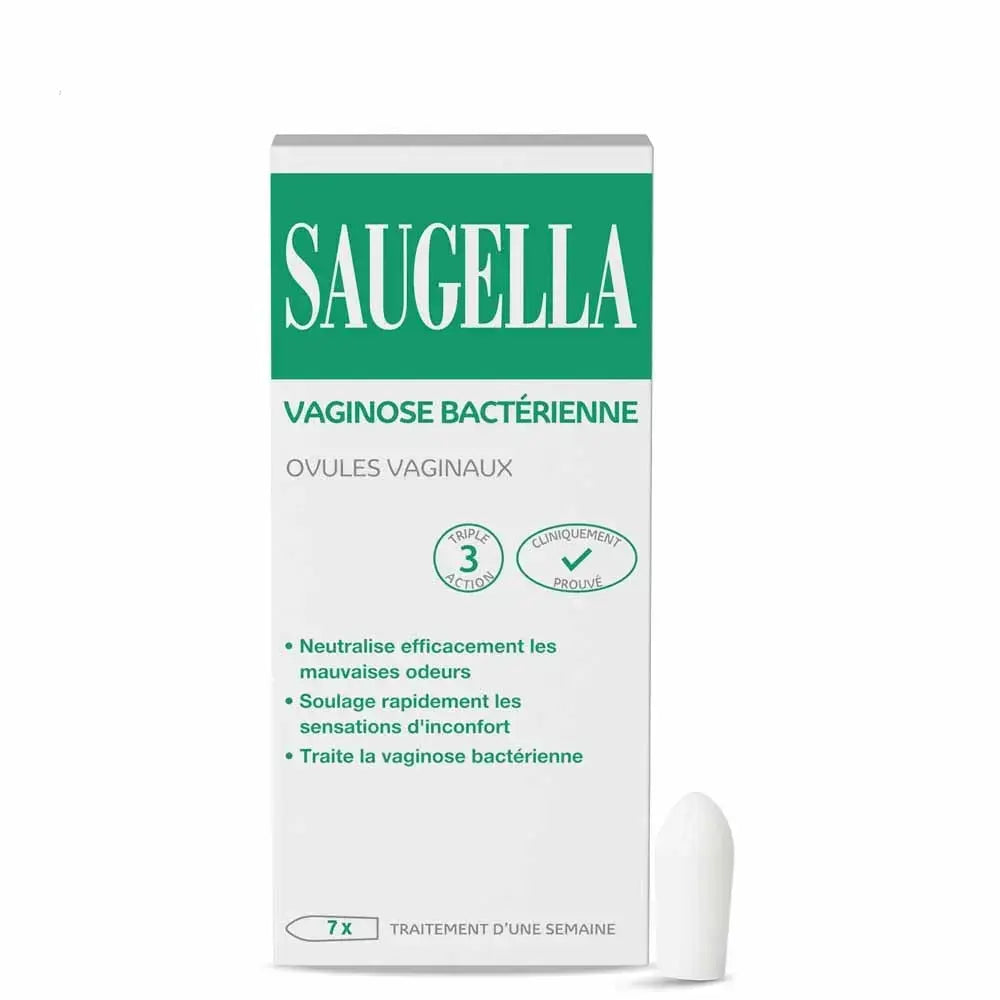 Saugella - Ovules Vaginaux Triple effet Traitement Vaginose Bactérienne - x7 Lariboisière Shop