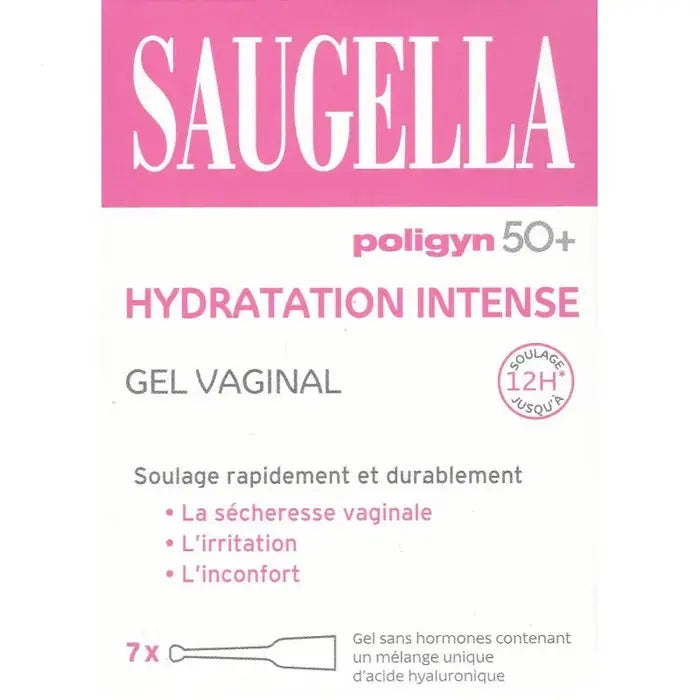 Saugella - POLIGYN 50+ - Gel Vaginal Hydratation Intense - 7 Unidoses Lariboisière Shop