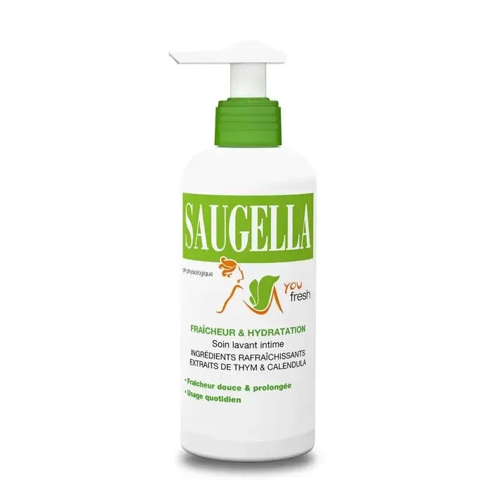 Saugella - YOU FRESH - Soin Lavant Intime - Fraîcheur et Hydratation - 200ml Lariboisière Shop