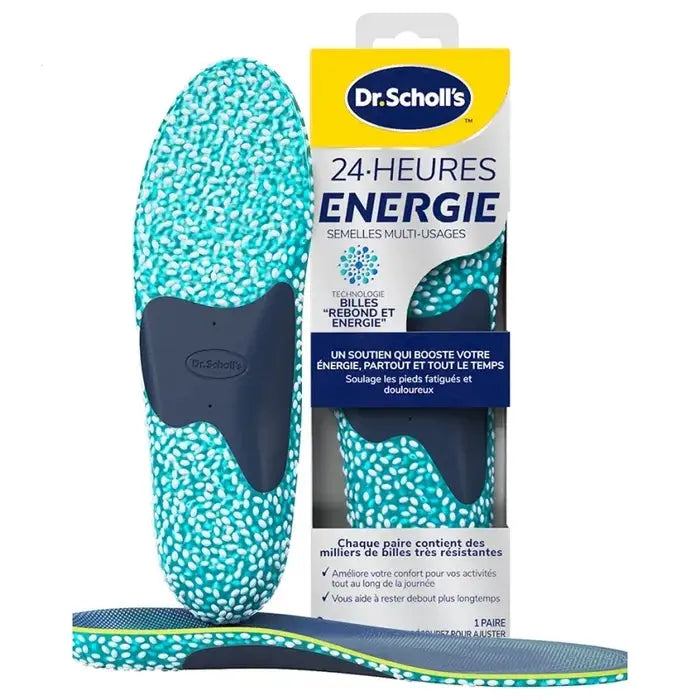 Scholl - 24 HEURES ENERGIE - Semelles Multi-Usages - Taille 1 - 35 à 40 -1 Paire Lariboisière Shop