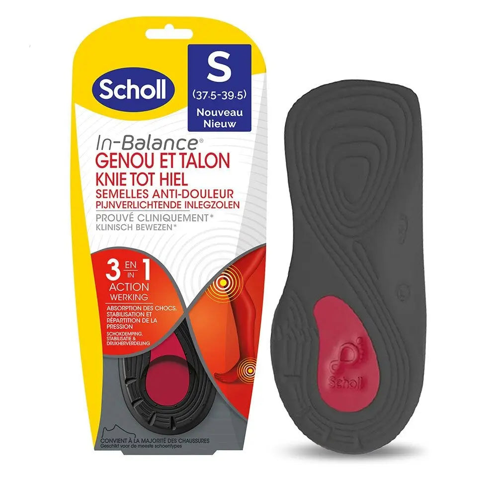 Scholl Expert Support – Semelles Anti-Douleur Genou et Talon T3 (42,5 à 45) Lariboisière Shop