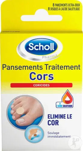 Scholl Pansements Coricides pour Cors – Boîte de 8 Lariboisière Shop