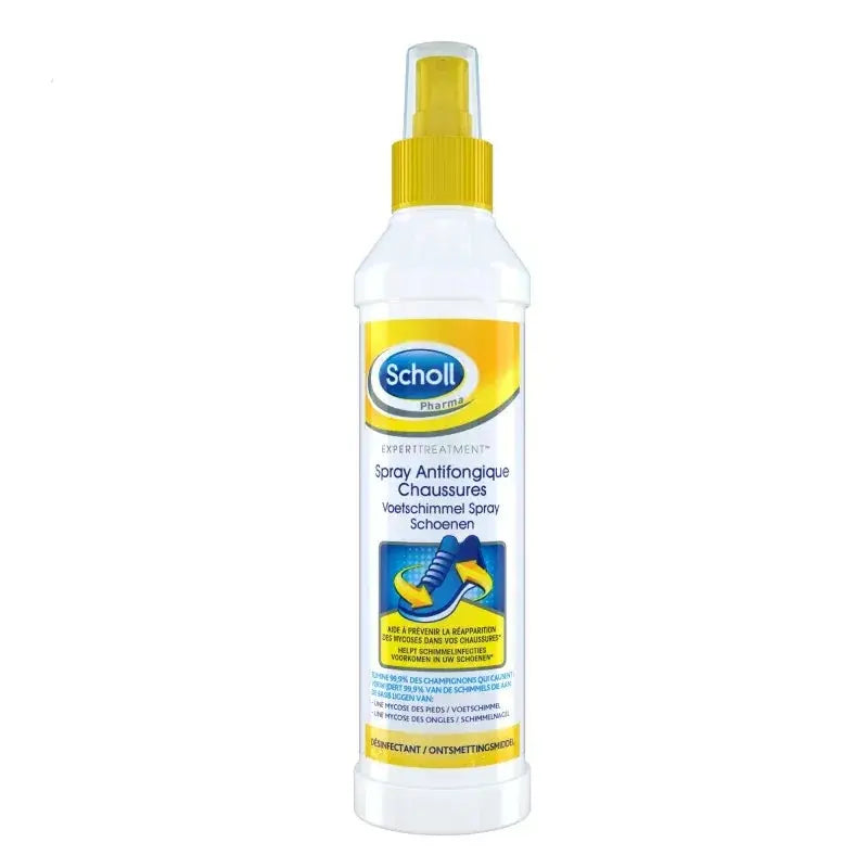 Scholl Spray Antifongique 250 ml – Élimine Champignons, Moisissures et Bactérie Lariboisière Shop