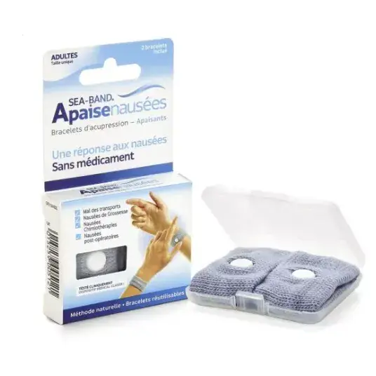 Seaband - Bracelet Anti-Nausées - Adultes - 2 Unités Lariboisière Shop