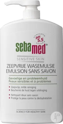 Sebamed - Émulsion Sans Savon Peaux Sensibles Et À Problèmes Flacon-Pompe - 1000ml Lariboisière Shop