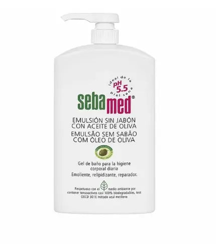 Sebamed - Émulsion sans savon gel de bain à l'huile d'olive - 1000 ml Lariboisière Shop