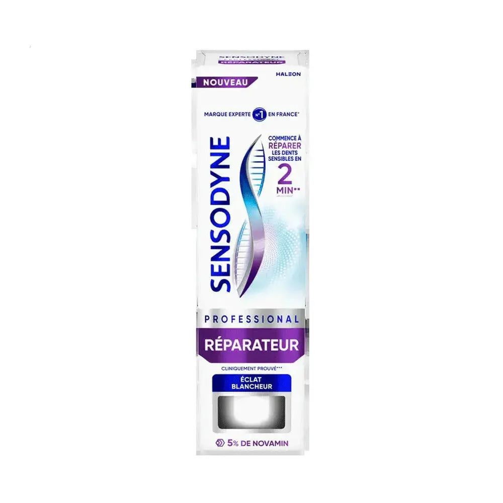 Sensodyne - Dentifrice Professional Réparateur Éclat Blancheur - 75ml Lariboisière Shop