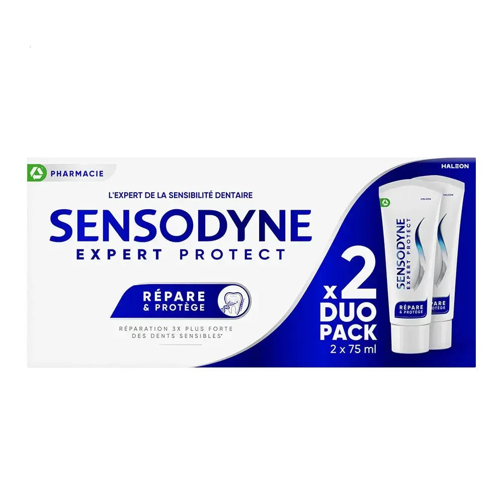 Sensodyne - Expert Protect Dentifrice Répare Et Protège Menthe Fraîche - 2x75ml Lariboisière Shop