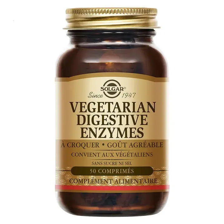 Solgar Vegan Digestive Enzymes – 50 comprimés à croquer Lariboisière Shop