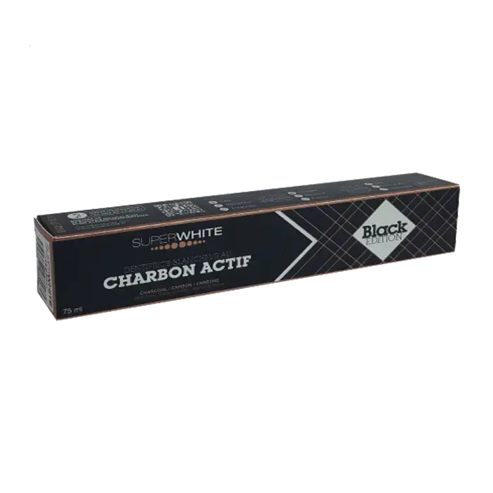 Superwhite - Black Édition - Dentifrice Blanchissant au Charbon Actif - 75ml Lariboisière Shop