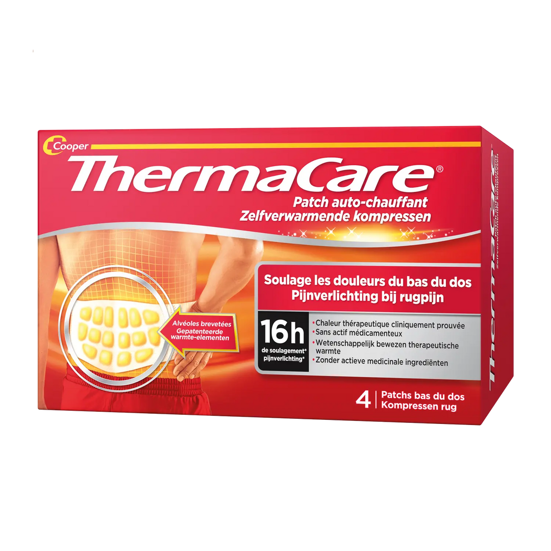 THERMACARE PATCH CHAUFFE DOS BTE 4 Lariboisière Shop