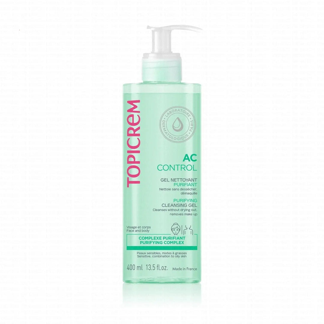 Topicrem AC Control Gel Nettoyant Purifiant 400 ml Lariboisière Shop