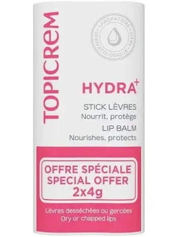 Topicrem HYDRA+ Stick Lèvres Duo  lot de 2 Lariboisière Shop