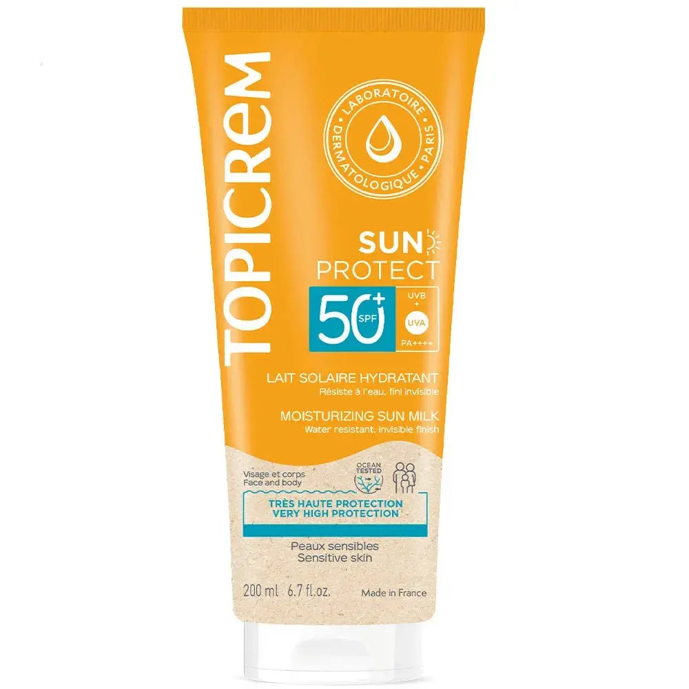 Topicrem Sun Protect Lait Solaire Hydratant SPF50+ 200 ml Lariboisière Shop